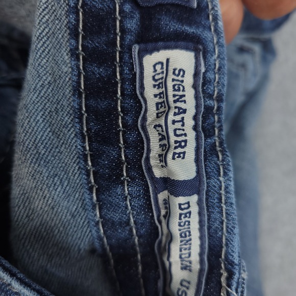 Miss Me Jeans Women's 26 Signature Cuffed Capris Low Rise Embelished‎ - Picture 4 of 11